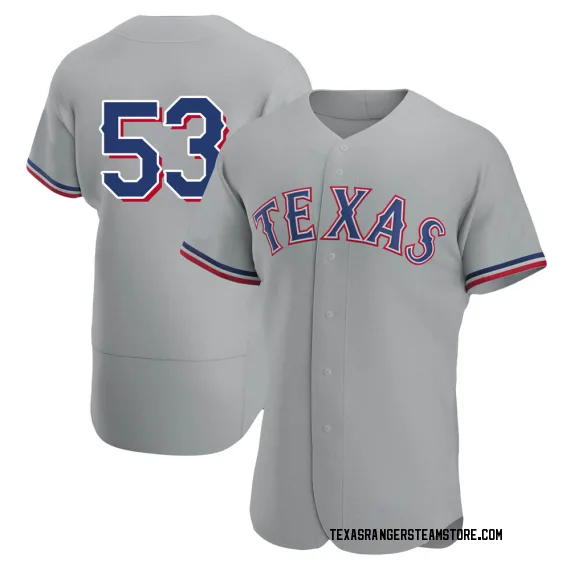 Texas Rangers Adolis Garcia Gray Authentic Men's Road Player Jersey  S,M,L,XL,XXL,XXXL,XXXXL