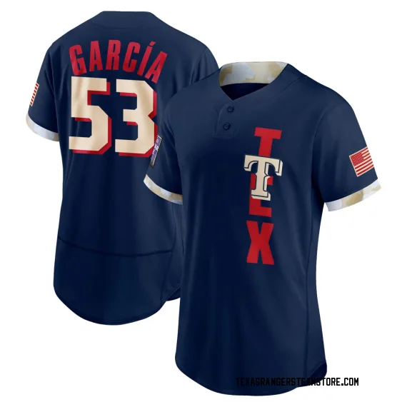 Texas Rangers Adolis Garcia Navy Game Men's 2021 All-Star Authentic Player  Jersey S,M,L,XL,XXL,XXXL,XXXXL