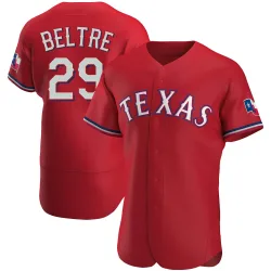 Texas Rangers Shirt Mens Medium Red Short Sleeve Crew Neck Adrian Beltre  MLB 956