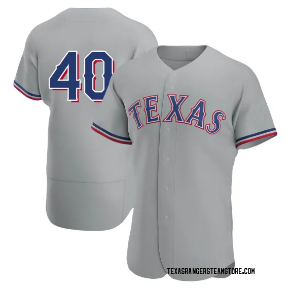 Texas Rangers Bartolo Colon Gray Authentic Men's Road Player Jersey  S,M,L,XL,XXL,XXXL,XXXXL