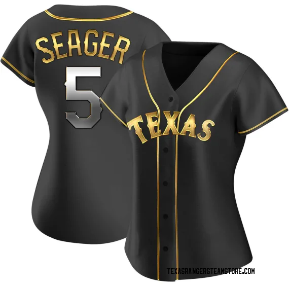 Texas Rangers Corey Seager Black Golden Replica Women's Alternate Player  Jersey S,M,L,XL,XXL,XXXL,XXXXL