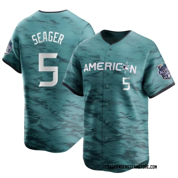 Texas Rangers Corey Seager Teal Limited Men's American League Game 2023  All-Star Player Jersey S,M,L,XL,XXL,XXXL,XXXXL