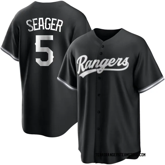 Texas Rangers Corey Seager White Replica Youth Black/ Player Jersey  S,M,L,XL,XXL,XXXL,XXXXL