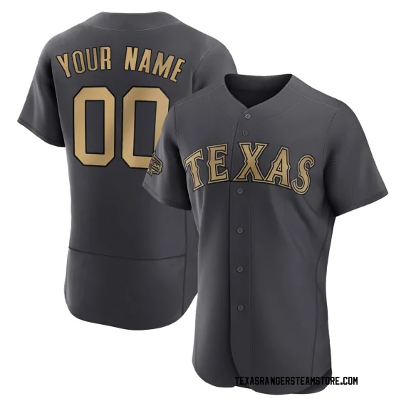 Texas Rangers Custom White Replica Men's Home Player Jersey  S,M,L,XL,XXL,XXXL,XXXXL