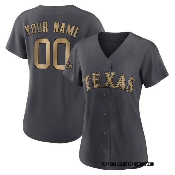 Texas Rangers Custom White Replica Men's Home Player Jersey  S,M,L,XL,XXL,XXXL,XXXXL