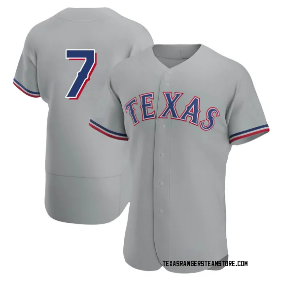 Texas Rangers Ivan Rodriguez Gray Authentic Men's Road Player Jersey  S,M,L,XL,XXL,XXXL,XXXXL