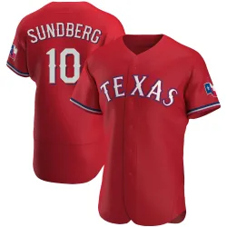 JIM SUNDBERG Texas Rangers 1981 Majestic Cooperstown Throwback