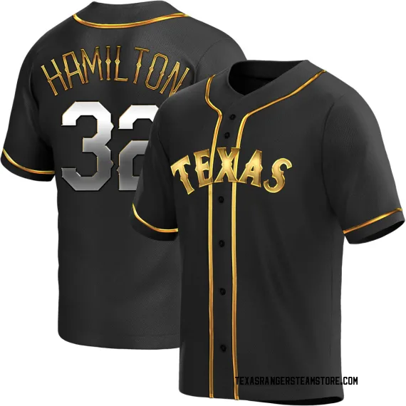 Texas Rangers Josh Hamilton Black Golden Replica Men's Alternate Player  Jersey S,M,L,XL,XXL,XXXL,XXXXL