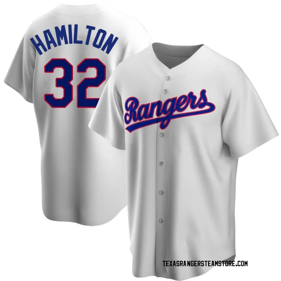 Texas Rangers Josh Hamilton White Replica Youth Home Cooperstown Collection  Player Jersey S,M,L,XL,XXL,XXXL,XXXXL