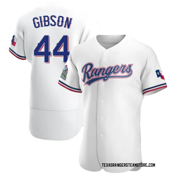 Texas Rangers Kyle Gibson White Authentic Men's Home Player Jersey  S,M,L,XL,XXL,XXXL,XXXXL