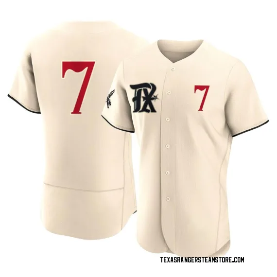 Texas Rangers Nolan Ryan Cream Replica Men's 2023 City Connect Player Jersey  S,M,L,XL,XXL,XXXL,XXXXL