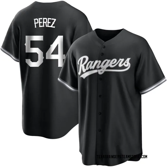 Texas Rangers Martin Perez White Replica Youth Black/ Player Jersey  S,M,L,XL,XXL,XXXL,XXXXL