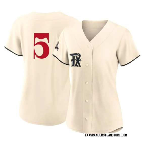 Texas Rangers Mike Napoli Cream Replica Men's 2023 City