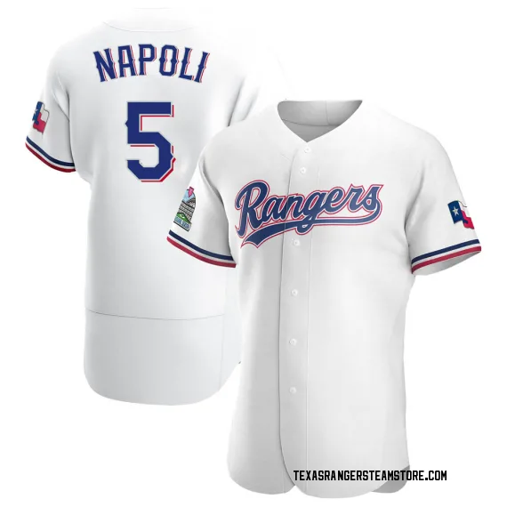 Texas Rangers Mike Napoli White Replica Men's Black/ Player Jersey  S,M,L,XL,XXL,XXXL,XXXXL