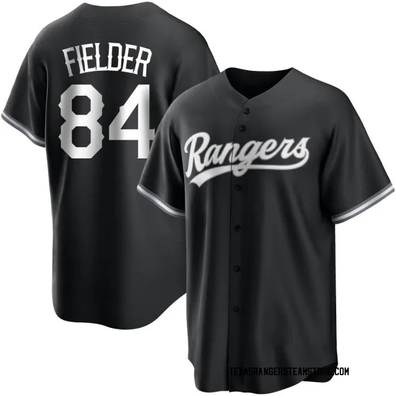 Texas Rangers Prince Fielder White Replica Men's Black/ Player Jersey  S,M,L,XL,XXL,XXXL,XXXXL