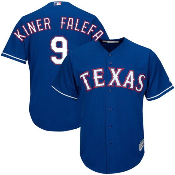 Texas Rangers Isiah Kiner-Falefa Official Royal Blue Replica Men's