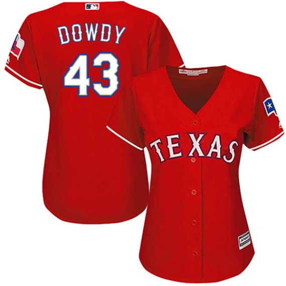 Texas Rangers Majestic Alternate Official Cool Base Jersey - Red