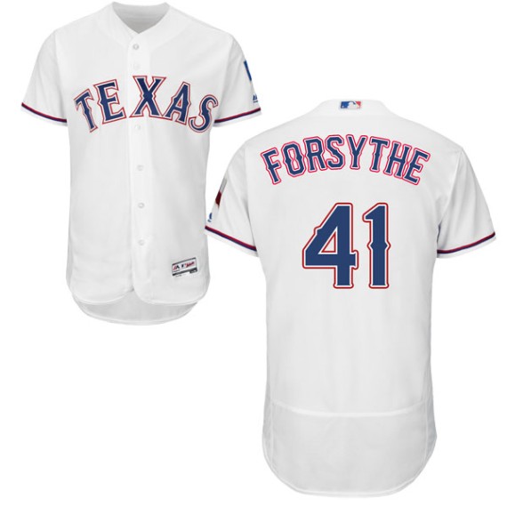 Texas Rangers Logan Forsythe Official Royal Blue Authentic Men's Majestic  Cool Base Alternate Player MLB Jersey S,M,L,XL,XXL,XXXL,XXXXL