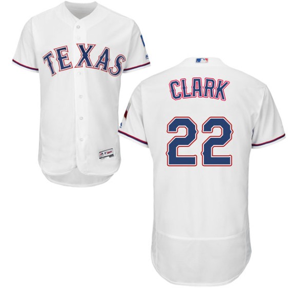 Texas Rangers Cooperstown Home Replica Baseball Jersey by Majestic